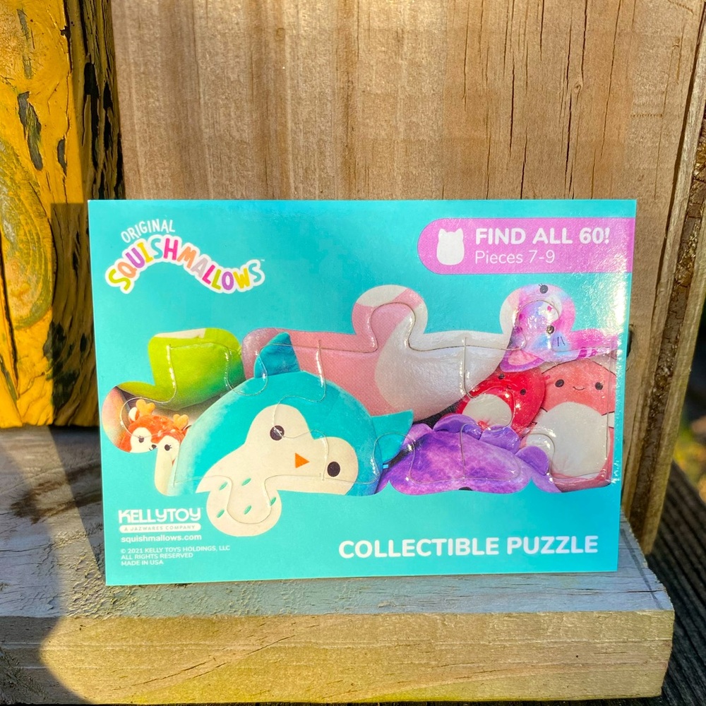 Squishmallows Trading Cards Puzzle Pieces 7-9